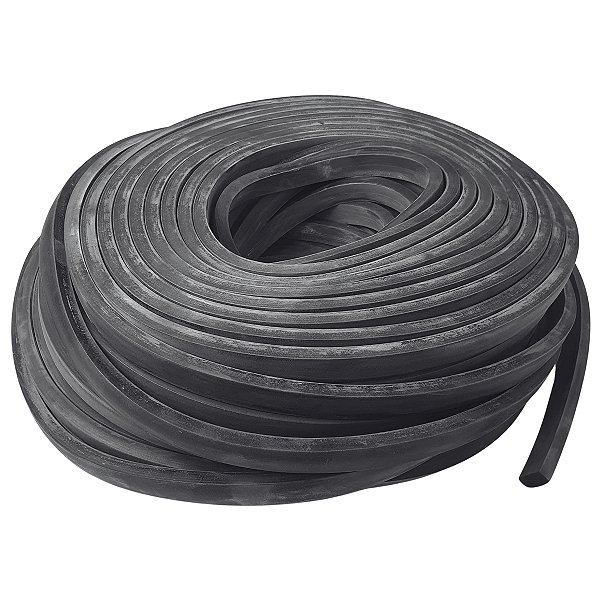 Borracha Perfil Esponjoso Macio 20x10mm Vedação - 1 Metro Borrachas Londrina