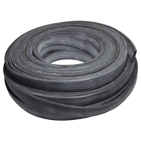 Borracha Perfil Esponjoso Vedação 38x06mm Macio - 1 Metro