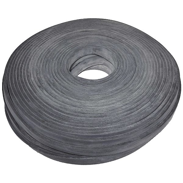 Borracha Perfil Esponjoso Vedação Macio 26x6mm 1 Metro Borrachas Londrina