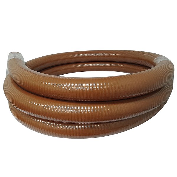 Mangueira Para Sucção Marrom Petróleo 2.1/2 Polegadas Borrachas Londrina - 1 Metro