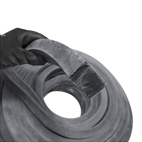 Borracha Perfil Esponjoso Vedação 40x25mm Macio - 1 Metro Borrachas londrina