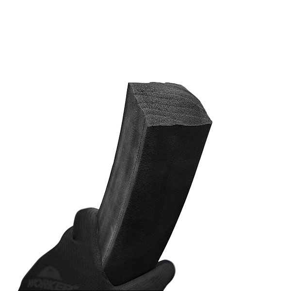 Borracha Perfil Esponjoso Vedação 50x50mm Macio - 1 Metro Borrachas Londrina