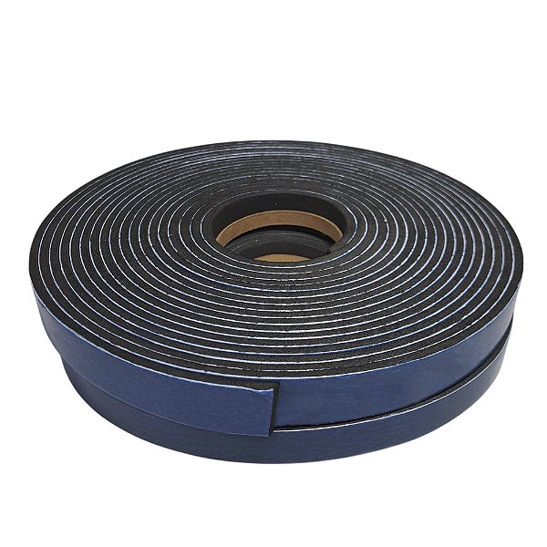 Fita Adesiva Cola Vedação Janela Porta 25 X 6 mm - 10 Metros Borrachas Londrina