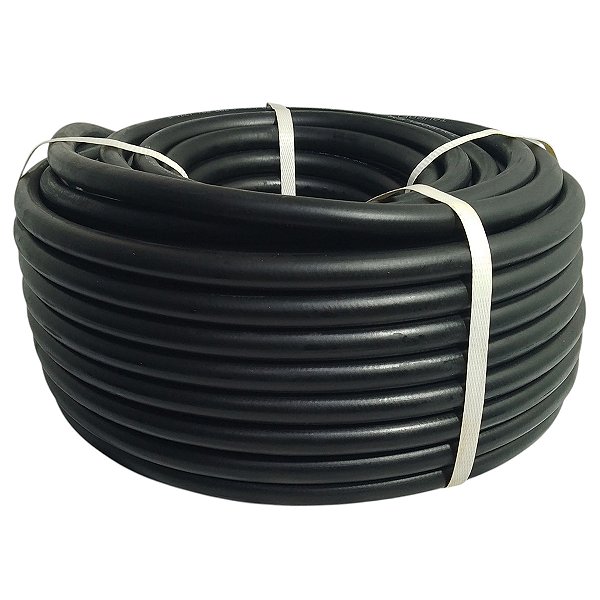 Mangueira Agua e Ar Borracha 3/8 Pneumática 300 PSI Borrachas Londrina - 1 Metro