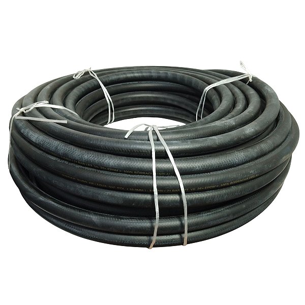 Mangueira Agua e Ar Borracha 3/4 Pneumática 300 PSI Borrachas Londrina - 1 Metro