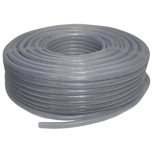 Mangueira Atóxica Trançada PT250 PVC 1/2 Polegada Chopp Borrachas Londrina - 1 Metro