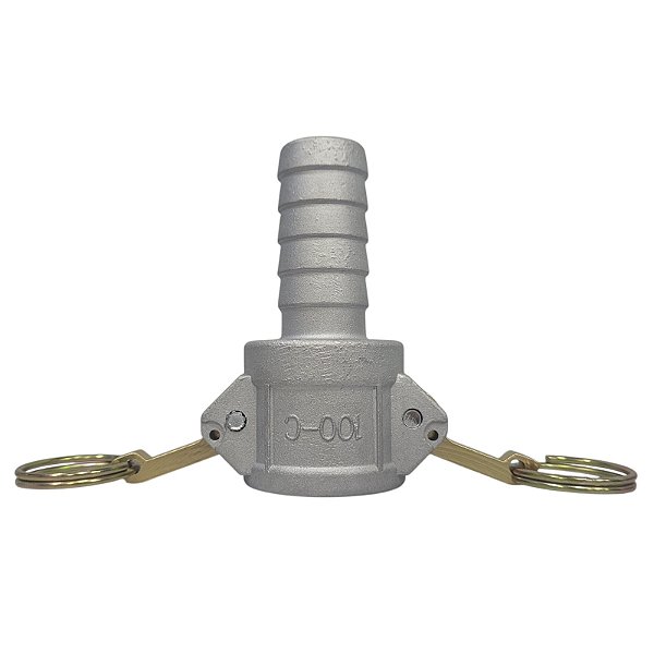 Engate Rápido em Alumínio Fêmea Camlock 1" x Escama 1"