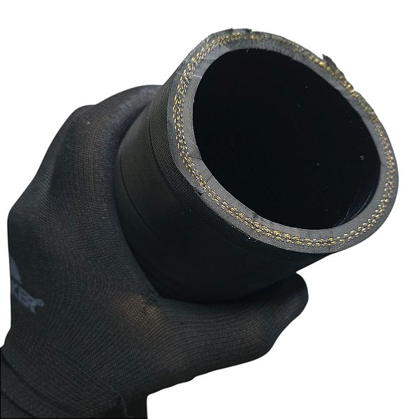 Mangueira Descarga Óleo Combustível Borracha 2.1/2 Polegadas 150 PSI Borrachas Londrina - 1 Metro