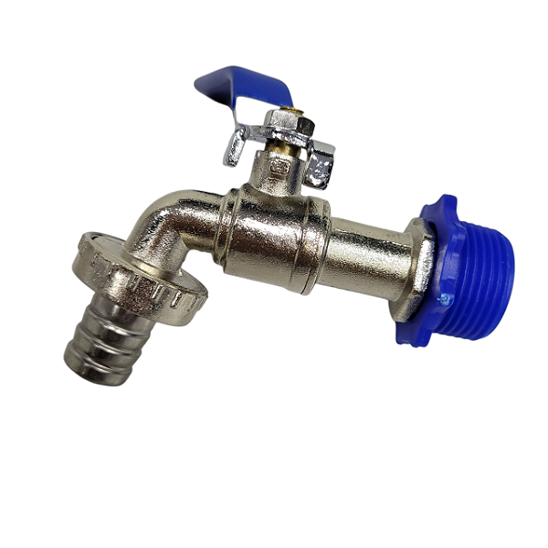 Torneira Metal Tipo Esfera 1/2 x 3/4 - Borrachas Londrina