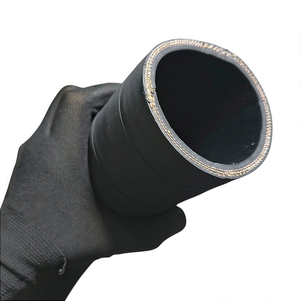 Mangueira Descarga Óleo Combustível Borracha 3 Polegadas 150 PSI Borrachas Londrina - 1 Metro