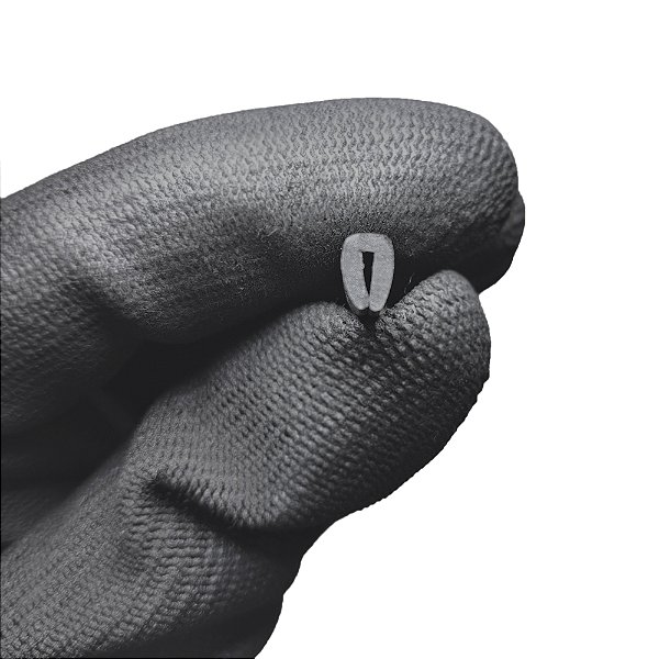 Perfil Borracha Tipo U SBR Debrum Acabamento 6,5mm - 1 Metro Borrachas Londrina