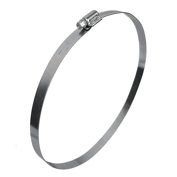 Abraçadeira Aço Galvanizado Rosca Sem Fim 216X235 - 14MM - 1 UND Borrachas Londrina