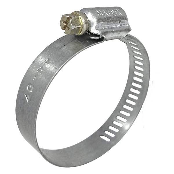 Abraçadeira Aço Carbono Rosca Sem Fim 44X57 - 14MM - 1 UND Borrachas Londrina