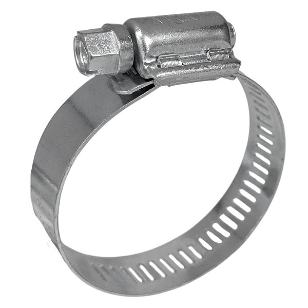 Abraçadeira Aço Galvanizado Rosca Sem Fim 38X51 - 14MM - 1 UND Borrachas Londrina