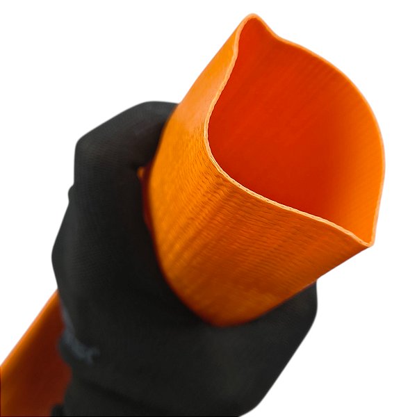 Mangueira Flat Laranja Achatada 2 Polegadas Irrigação Borrachas Londrina - 1 Metro