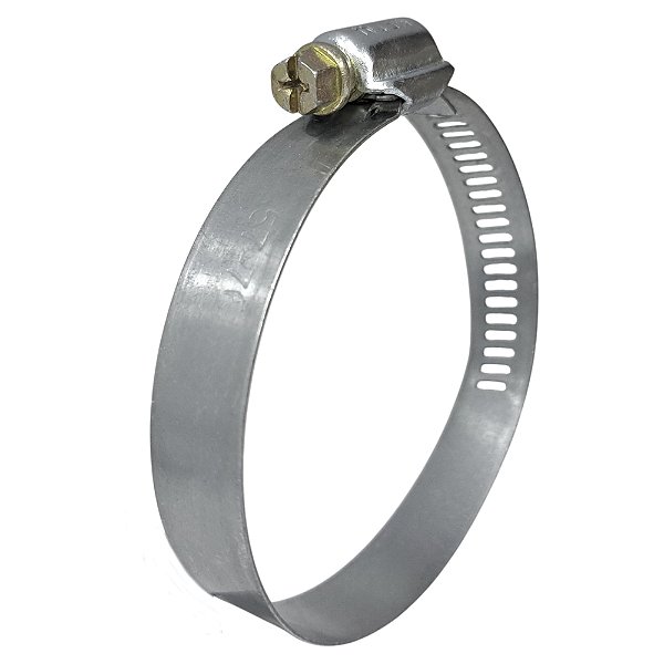 Abraçadeira Aço Carbono Rosca Sem Fim 57X76 - 14MM - 1 UND Borrachas Londrina