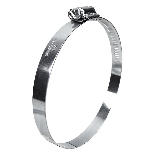 Abraçadeira Aço Galvanizado Rosca Sem Fim 114X133 - 14MM - 1 UND Borrachas Londrina