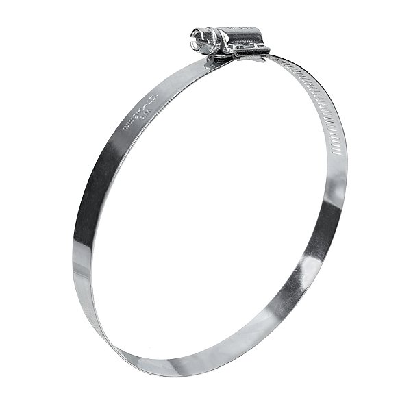 Abraçadeira Aço Galvanizado Rosca Sem Fim 127X146 - 14MM - 1 UND Borrachas Londrina