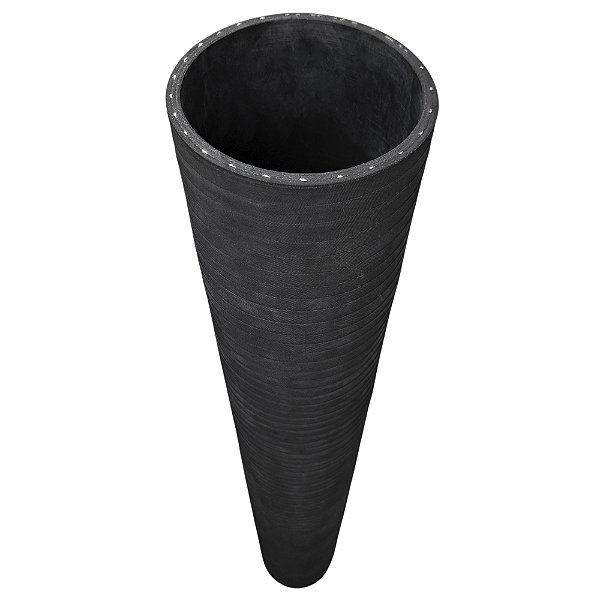 Tubo Reto Industrial Água e Ar EPDM 5" x 1000 mm – 1 Unidade Borrachas Londrina