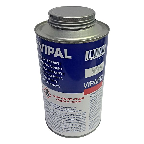 Cola Cimento Frio Vulcanizante Extra Forte VIPAFIX 1 KG - Borrachas Londrina