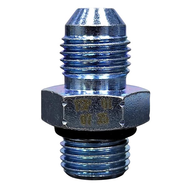 Adaptador Hidráulico 1/2" JIC x 1/2" Oring Macho - 1 Unidade