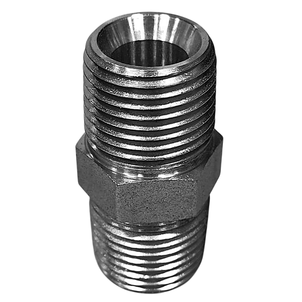 Adaptador Hidráulico 1/2" NPT x 1/2" NPT Macho Alta Pressão