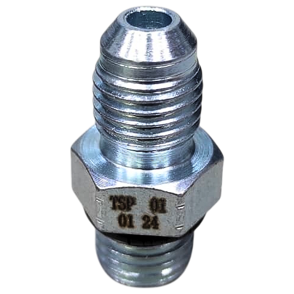 Adaptador Hidráulico 7/16" JIC x 7/16" ORING Macho Alta Pressão