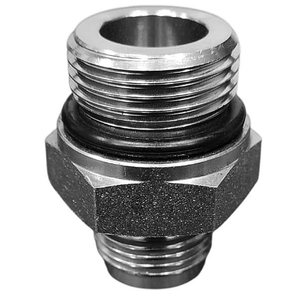 Adaptador 7/8" JIC x 1.1/16" ORING Macho Alta Pressão