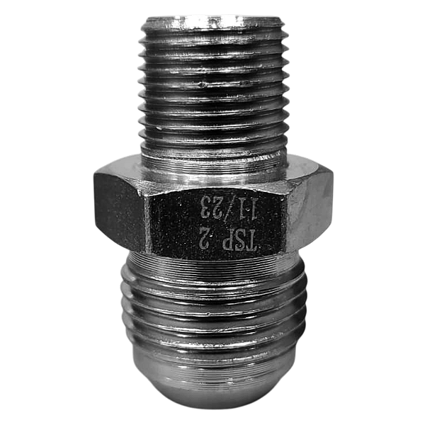 Adaptador Hidráulico Macho 7/8" JIC x 3/8" NPT Alta Pressão