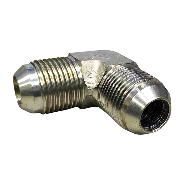 Adaptador Hidráulico 90° 7/8" JIC Macho x 7/8" JIC Macho