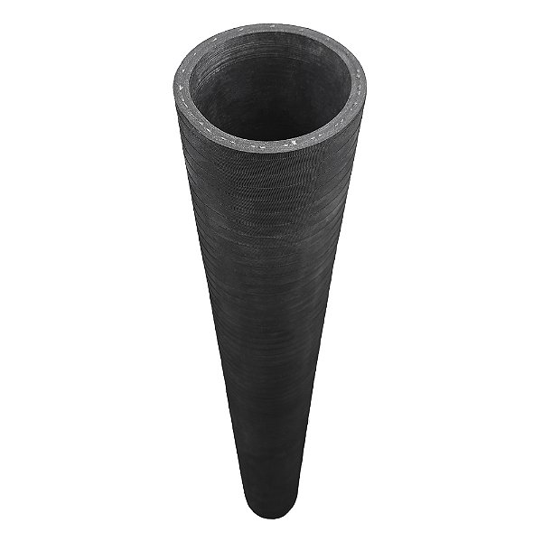 Tubo Reto Industrial Água e Ar EPDM 3.1/2" – 1 Unidade Borrachas Londrina