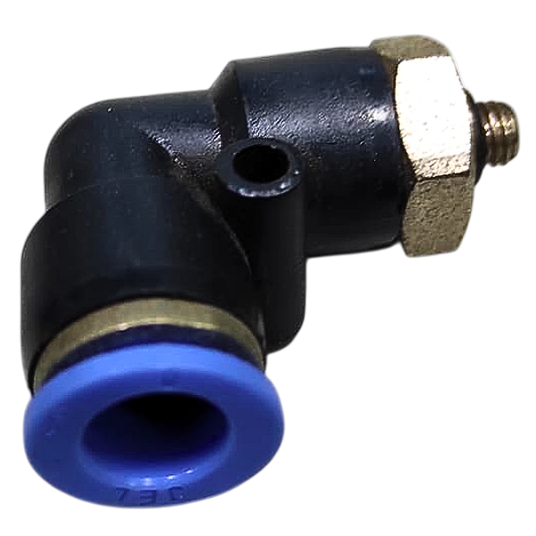 União Pneumático Cotovelo 90° 8mm x M5 para Conexões
