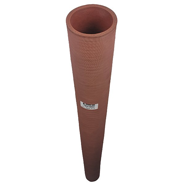 Tubo Reto Dipado Vermelho Turbina Intercooler Ar e Água Linha Pesada 3" x 1000 mm - Borrachas Londrina