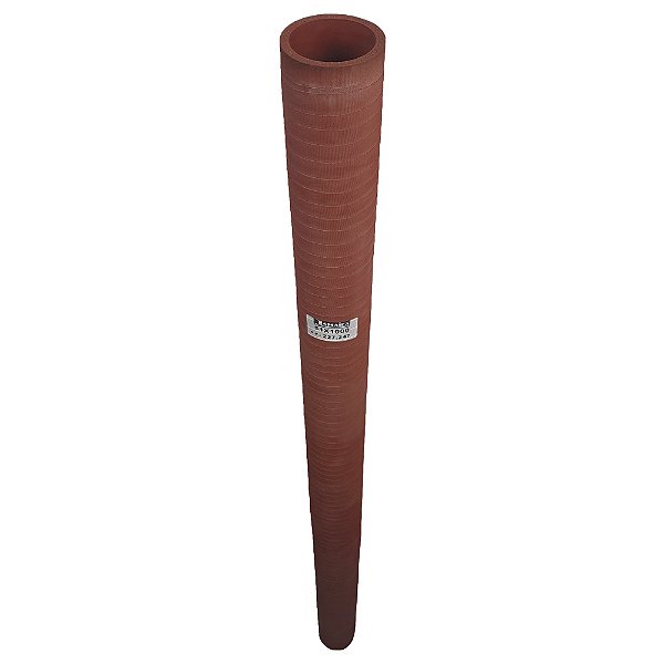Tubo Reto Dipado Vermelho Turbina Intercooler Ar e Água Linha Pesada 2" x 1000 mm - Borrachas Londrina