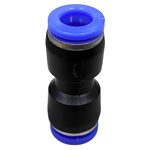 União Emenda Pneumática Reta 8mm X 8mm Conexão Adaptador