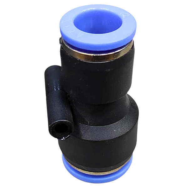 Conexão União Emenda Redutora 16mm X 12mm Pneumática