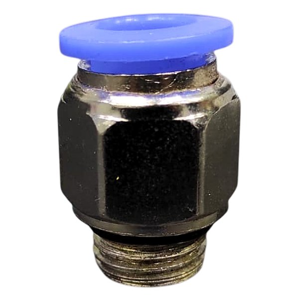 União Reta Pneumática Pu Macho 10mm X 1/4" Para Conexão