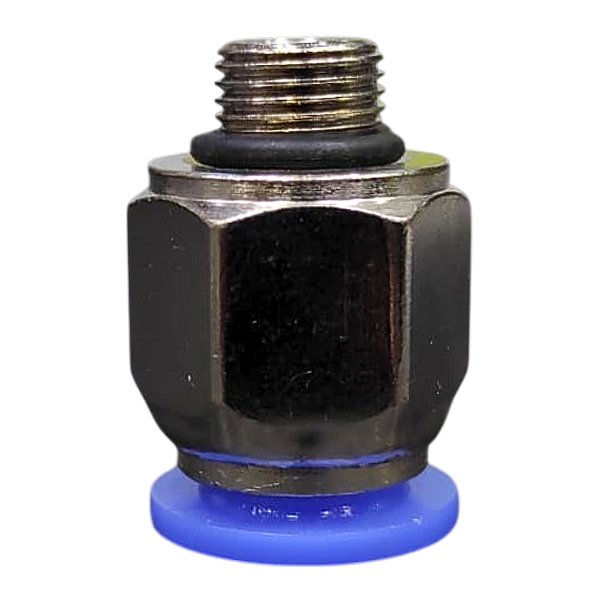 União Reta Pneumática Pu Macho 10mm X 1/8" Para Conexão