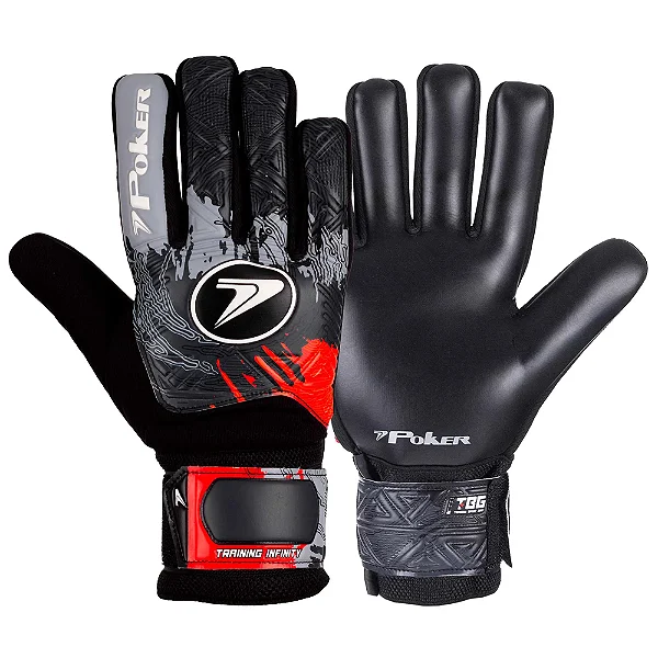 Luva Futebol de Campo Training Infinity CH/PT/LAC