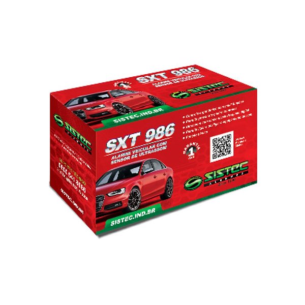 ALARME SISTEC UNIVERSAL - SXT986 (VERMELHO)