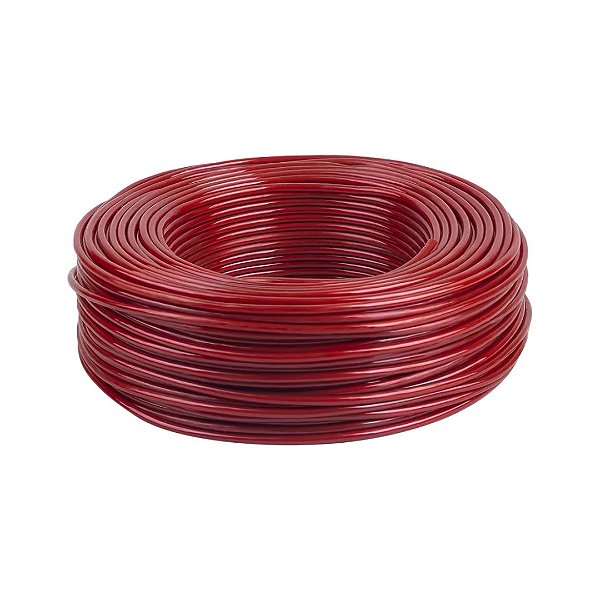 CABO FORÇA VERMELHO ROLO 6MM 100M PERMAK - 76/O