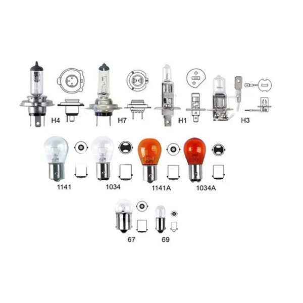 LAMPADA COMUM 2PO AMBAR C/10 - HALOWAY