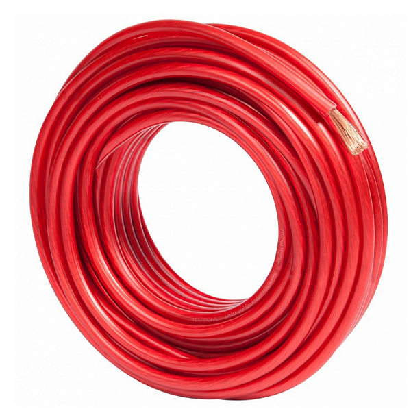 CABO FORÇA VERMELHO ROLO 2,5MM 100M PERMAK - 78/E