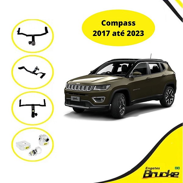 ENGATE JEEP COMPASS 17/23 REMOVIVEL (EXCETO TD350 4X4 TURBO DIESEL) BRUCKE  JP1004