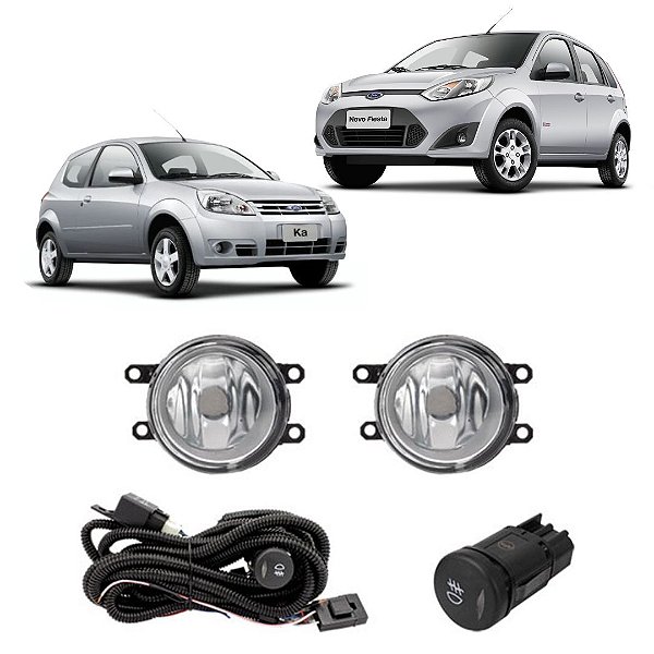 KIT FAROL AUX FIESTA ROCAM 10/ KA 11/14 S/GRADE BT/ORIG - SHOCKLIGHT