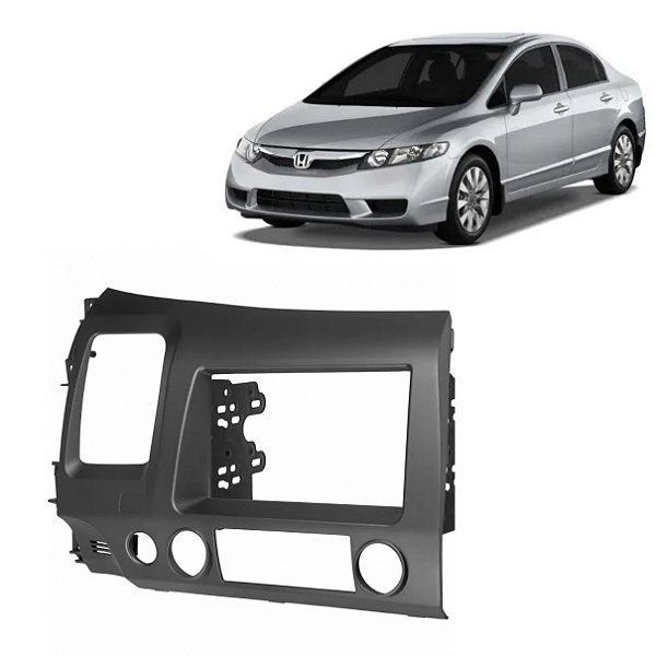 MOLDURA PAINEL 7" CIVIC 07/11 2DIN - PERMAK