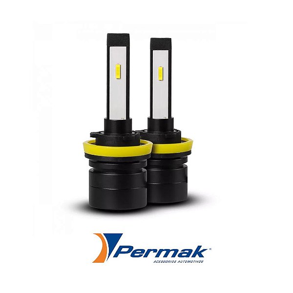 ULTRA LED H11 NANO 6000K 3600 LUMENS PK10 - PERMAK