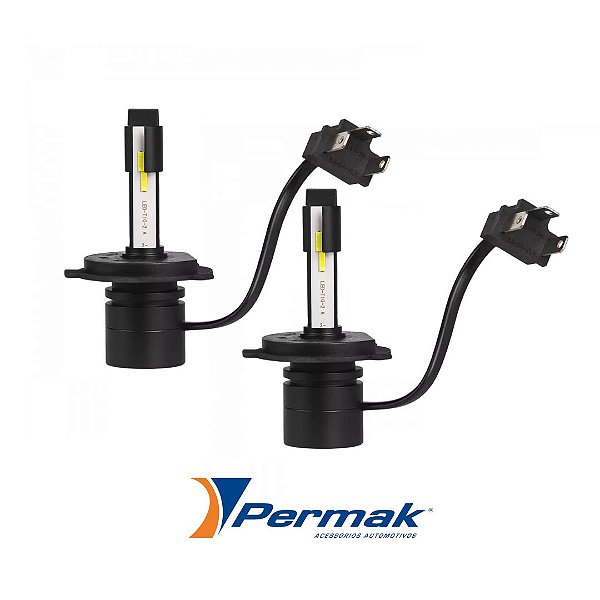 ULTRA LED H4 NANO 6000K 3600 LUMENS PK10 - PERMAK