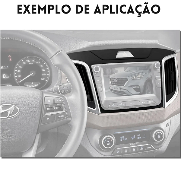 MOLDURA PAINEL 9'' CRETA 12/17 PRETA - KRONOS