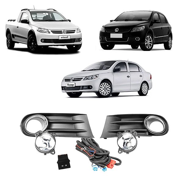 KIT FAROL AUX GOL G5 08/12 VOYAGE G5 08/12 SAVEIRO G5 10/13 - SHOCKLIGHT
